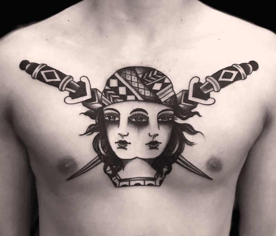 chest tattoos for men