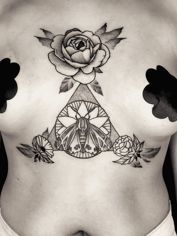 chest tattoos for women
