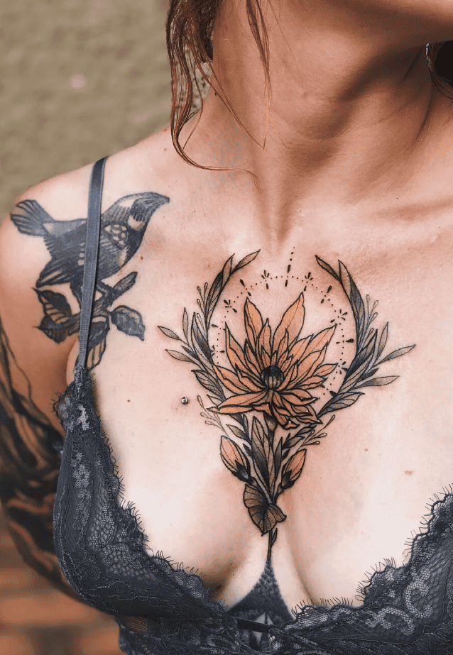 Chest tattoos