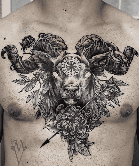 chest tattoos for men