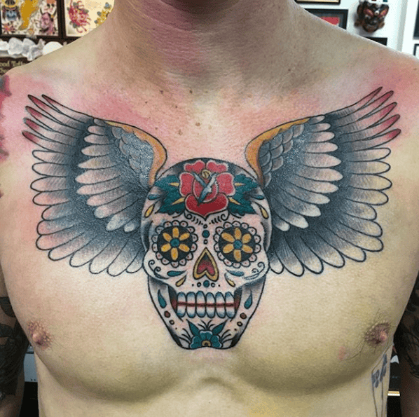 chest tattoo