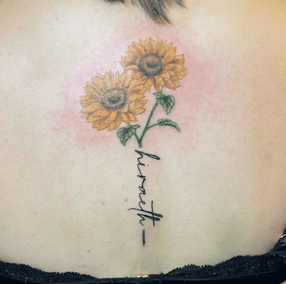 spine tattoos for girls