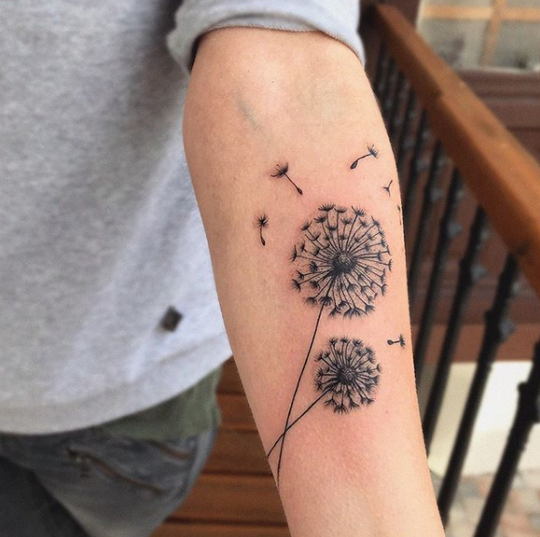 30 Beautiful Dandelion Tattoo Design Ideas With Meaning