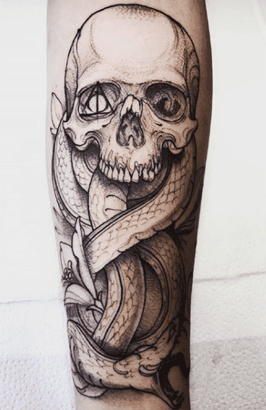 harry potter dark mark tattoo