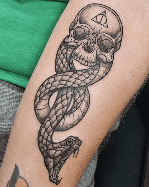 harry potter dark mark tattoo