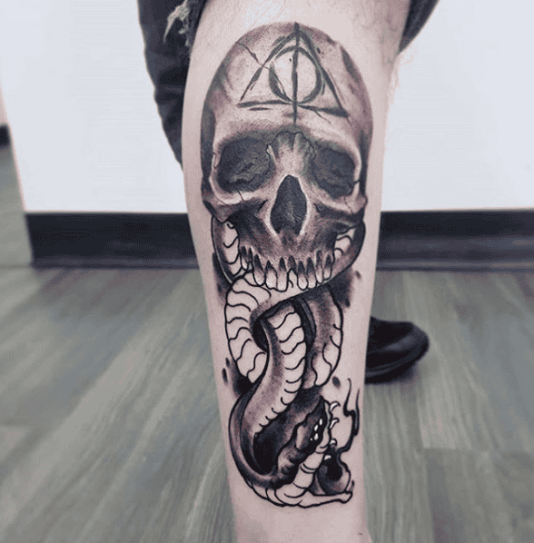 dark mark harry potter tattoo