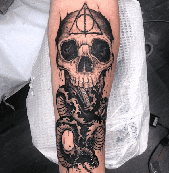 harry potter dark mark tattoo