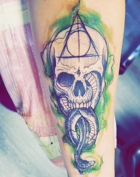harry potter dark mark tattoos