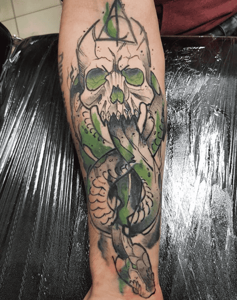 harry potter dark mark tattoos
