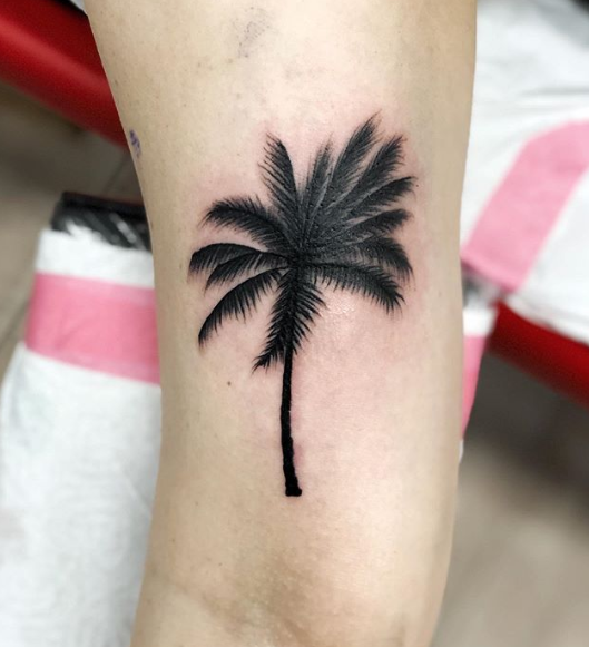 35 Breathtaking Palm Tree Tattoo Design Ideas