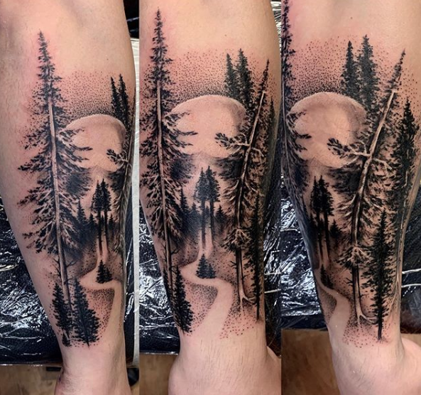 40 Awesome Forest Tattoo Design Ideas