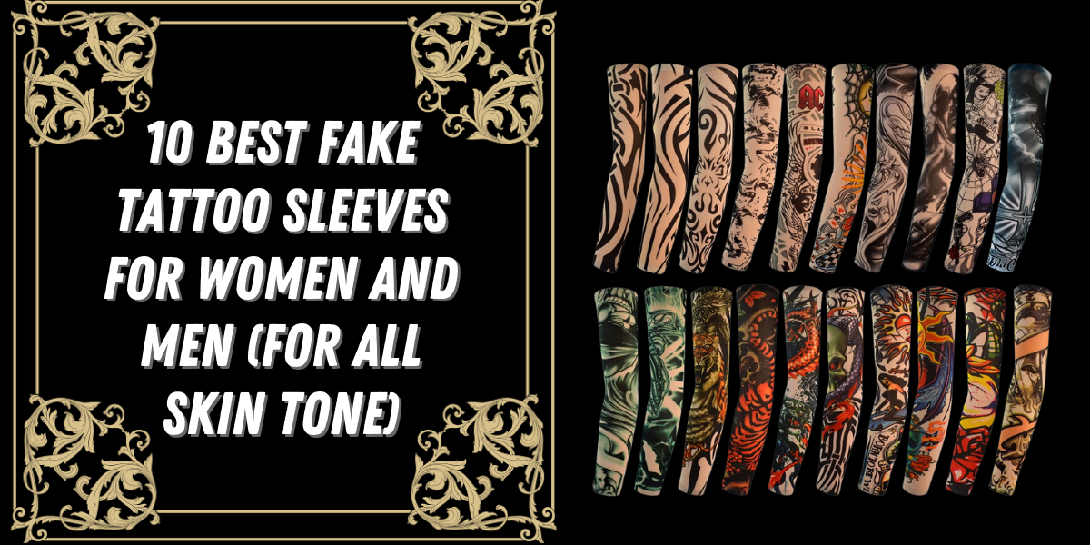6pcs Fake Temporary Tattoo Sleeve Full Arm Sunscreen Slip on Lifelike Breathable for sale online 