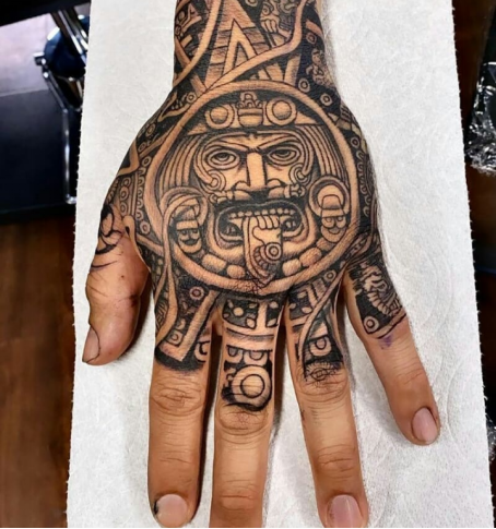 45 Aztec Tattoo Designs With Meaning: Tattoo Like The Pros