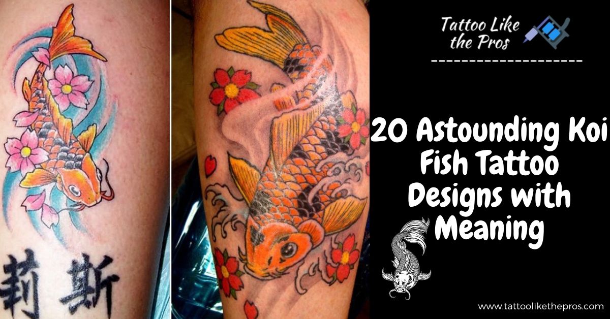 20 Astounding Koi Fish Tattoo Designs with Meaning - Tattoo Like The Pros