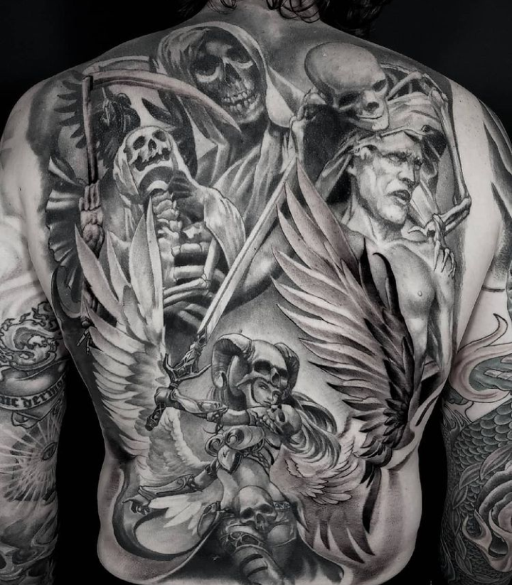 50 Wonderful Grim Reaper Tattoo That Will Inspire You To Get One