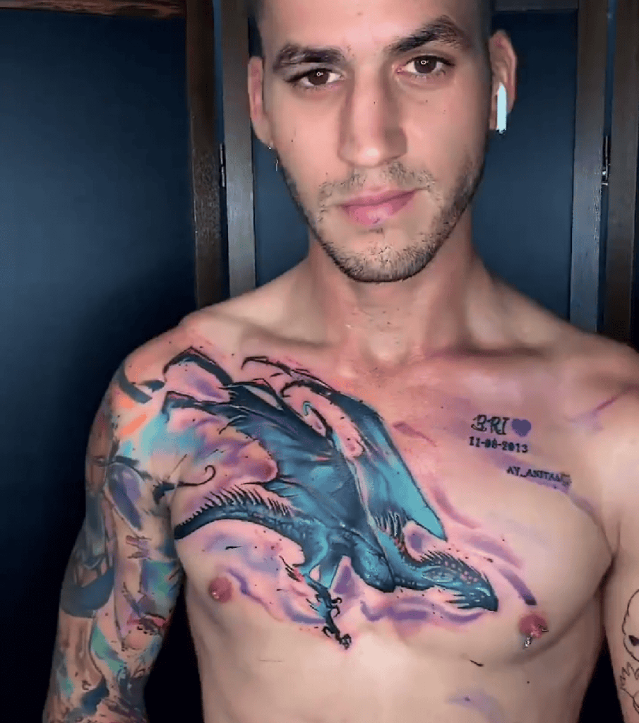 Glow In The Dark Chest Piece