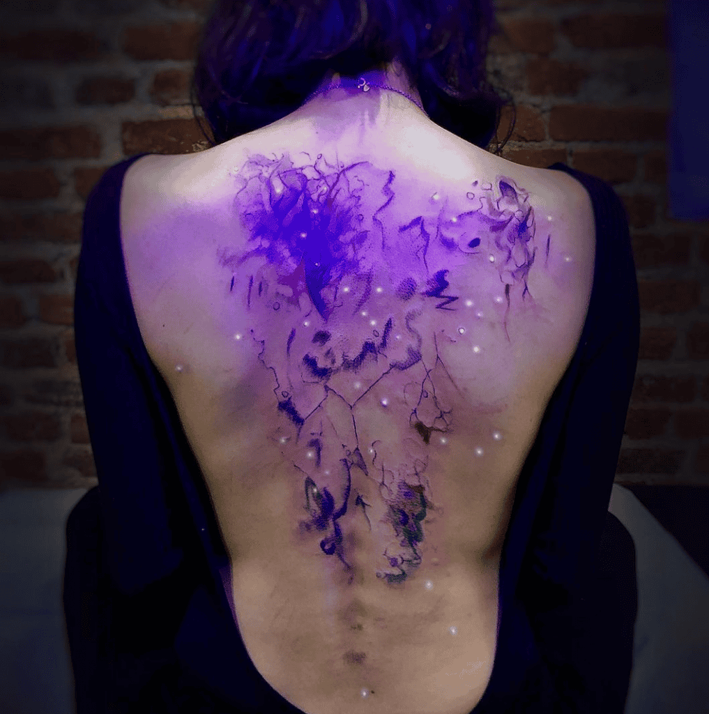 Glow In The Dark Female Backpiece