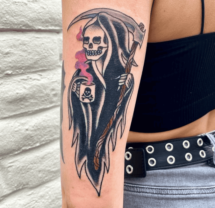 The Reaper And Hot Coffee