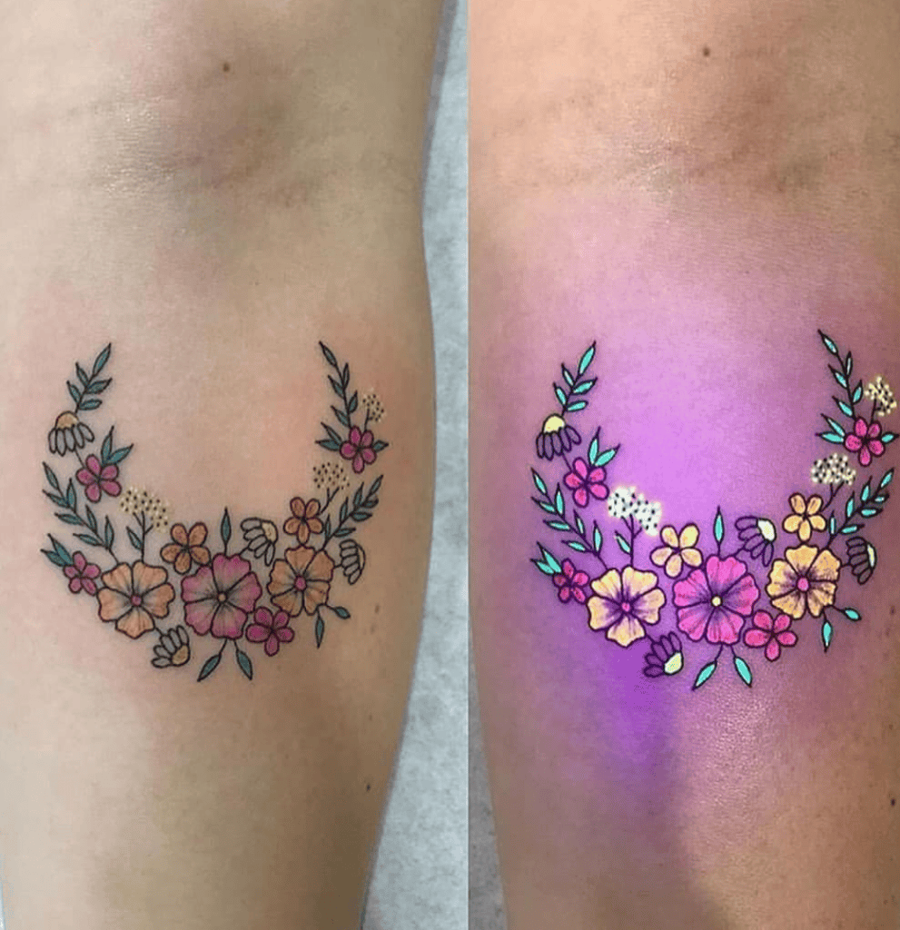 UV Garland Tattoo