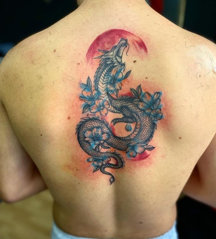 Dragon Tattoo on Back