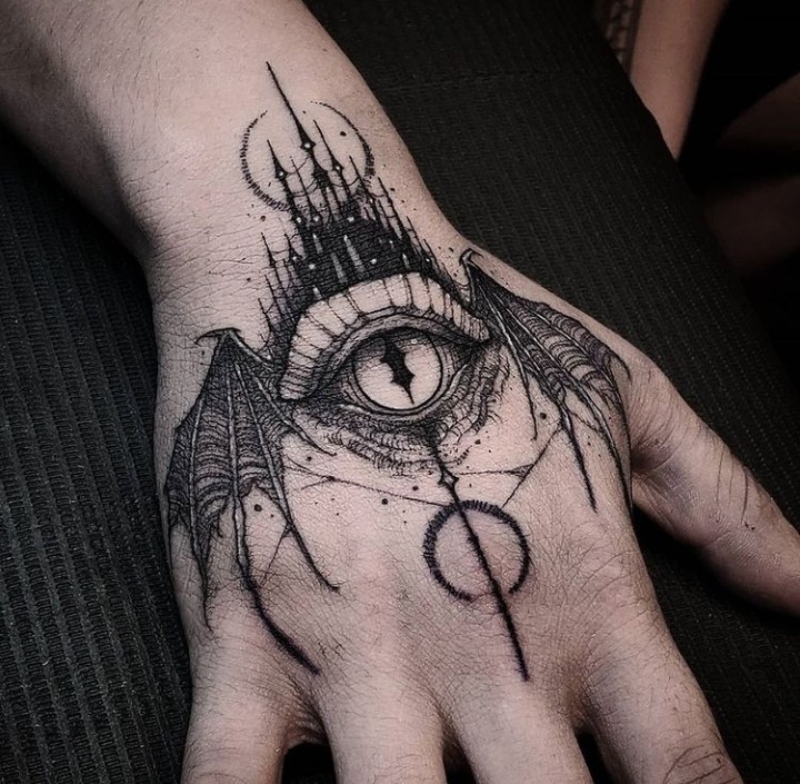Dragon Tattoo on Hand