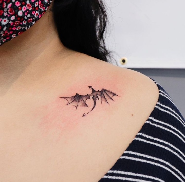 Tiny Dragon Tattoo