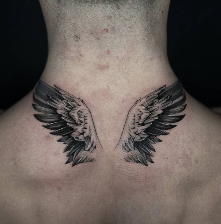 18 Cool and Elegant Angel wings Tattoo For Men & Women