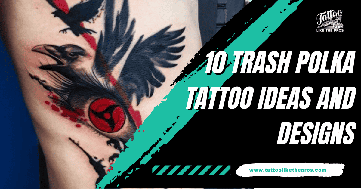 trash polka tattoo
