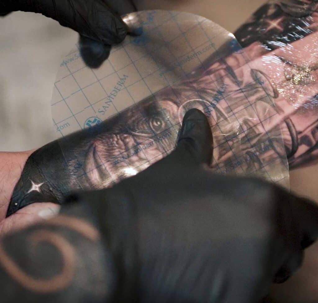 Saniderm Tattoo Aftercare waterproof bandages customer review