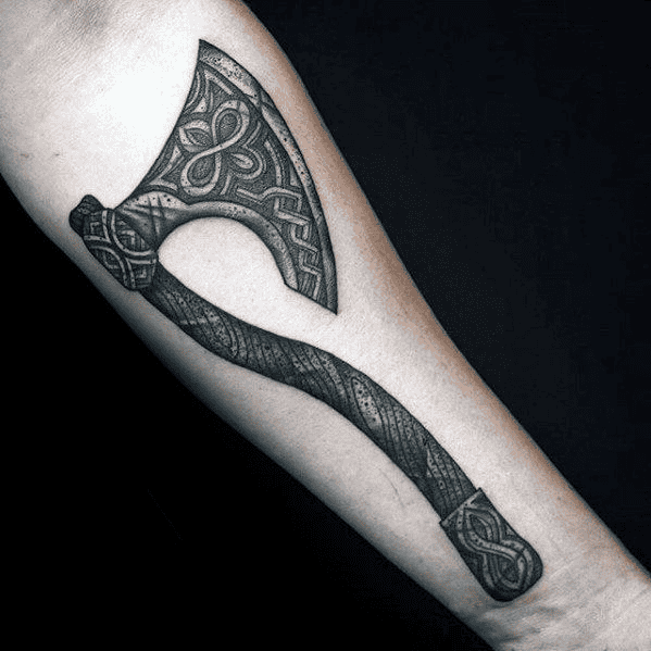 Viking Axe Tattoo