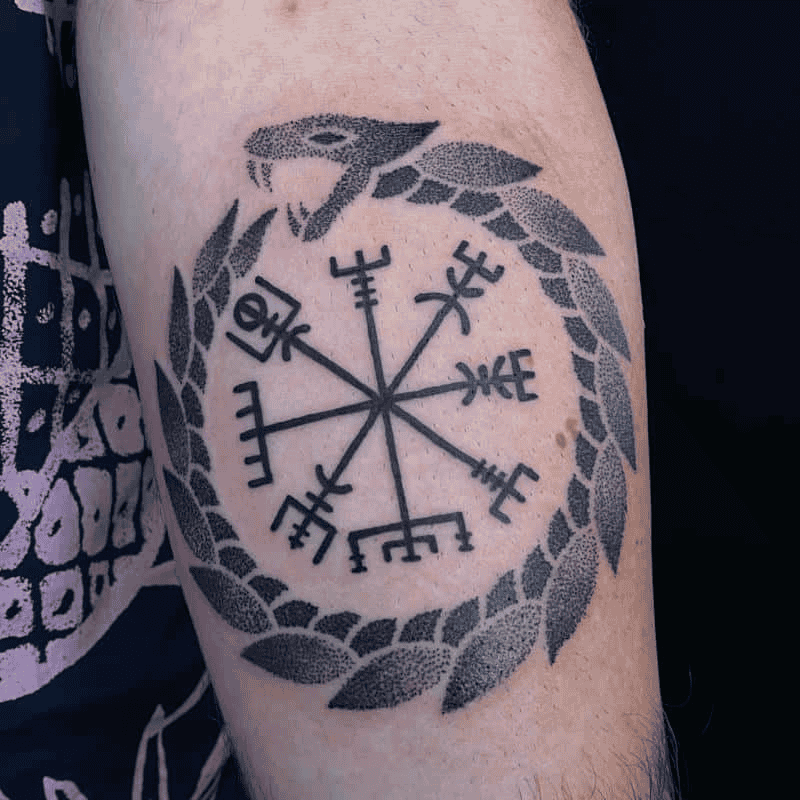 Viking Ouroboros Tattoo