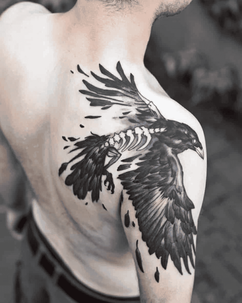 Viking Raven Tattoo
