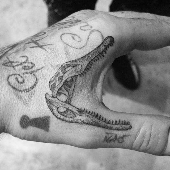 Crocodile Jaws Tattoo