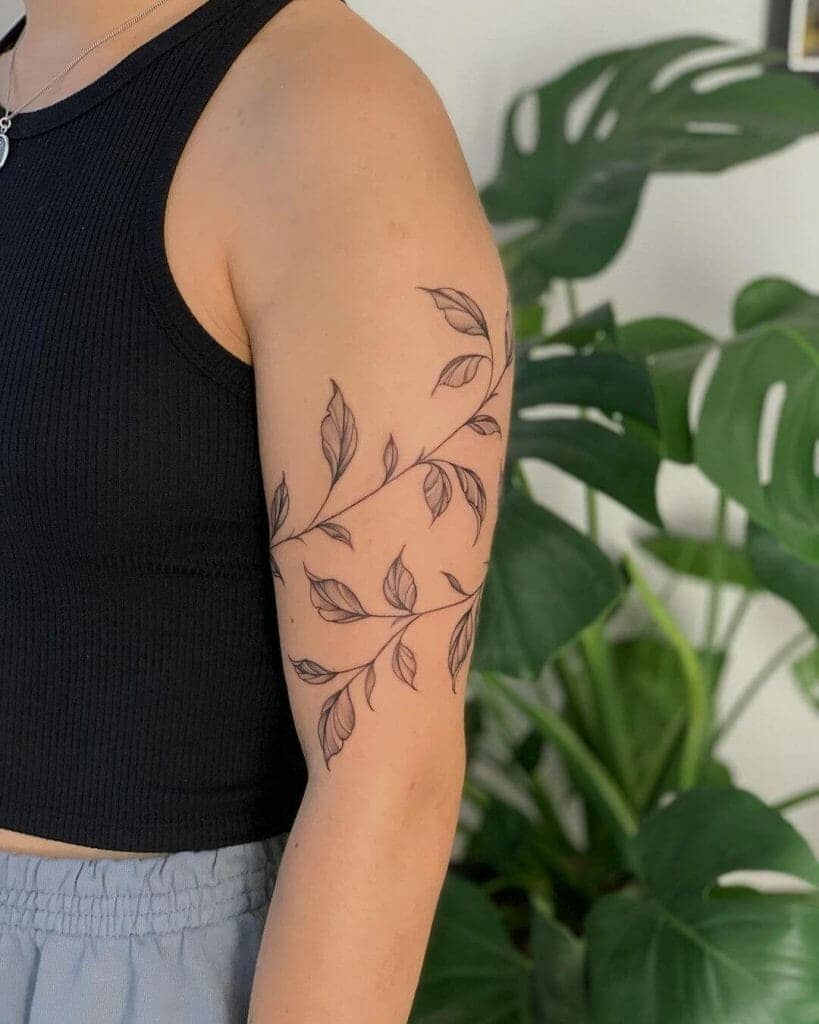 Vines and Words Tattoo