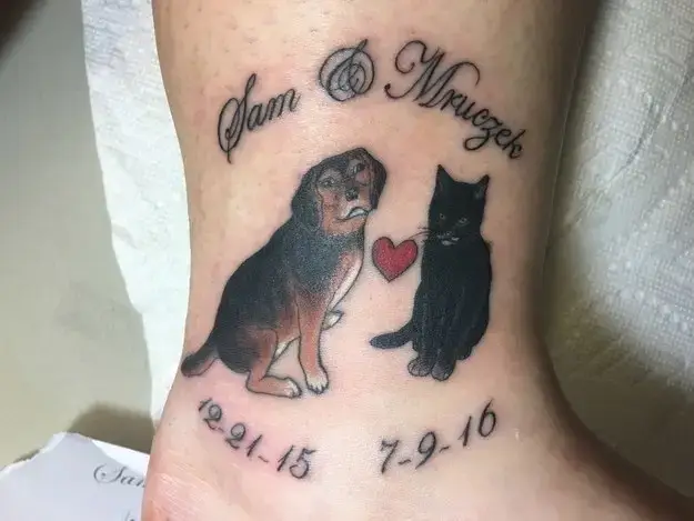 Pet Memorial Tattoo
