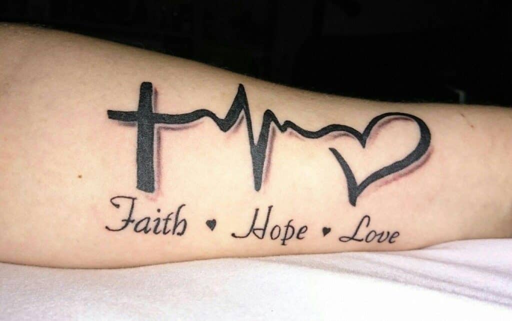 Faith Love and Hope Tattoo