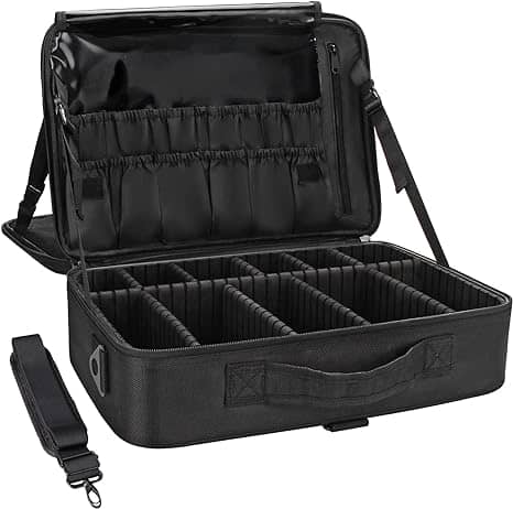 MONSTINA Large Capacity Makeup Case