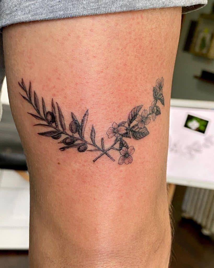 Olive Branch Hope Tattoo