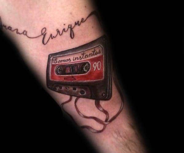 A Cassette Tape Tattoo
