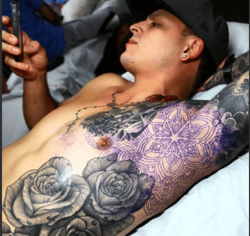 3D Spider Armpit Tattoo Designs