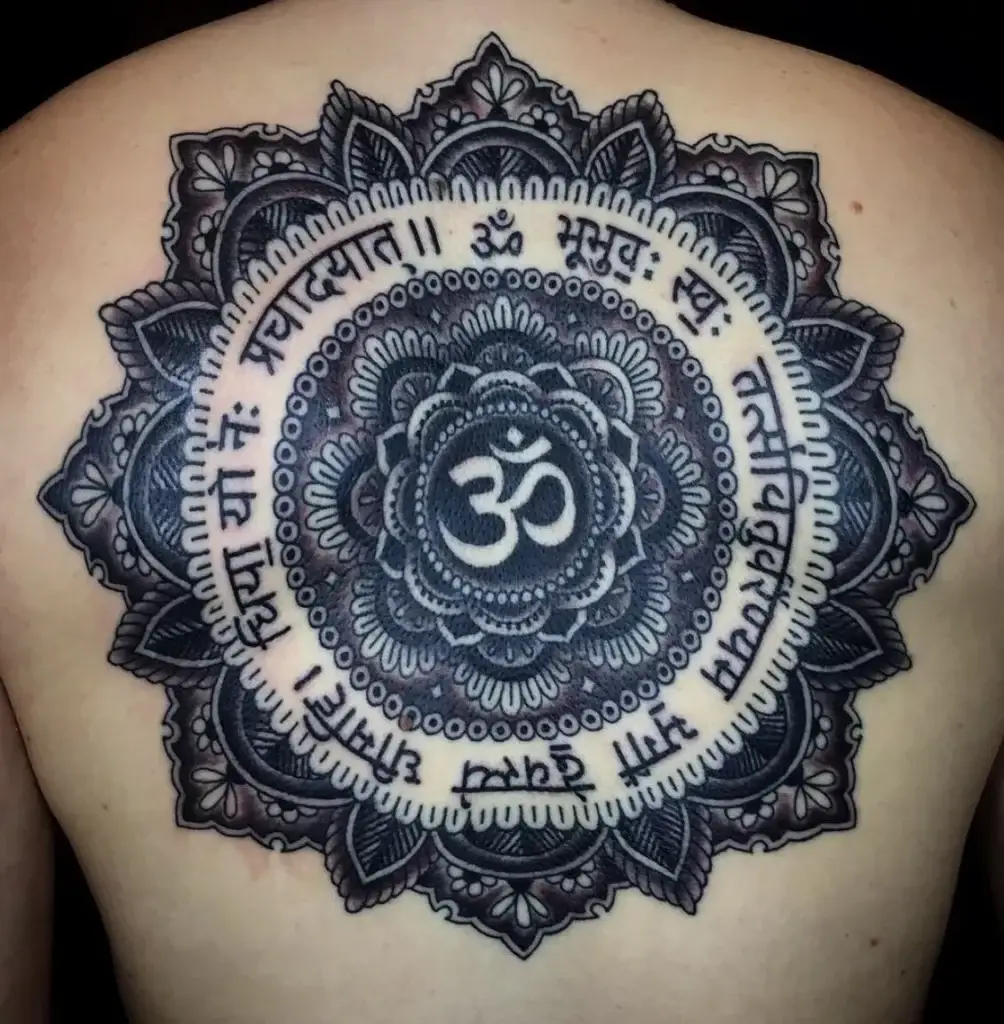 Hindu Mantras Tattoo