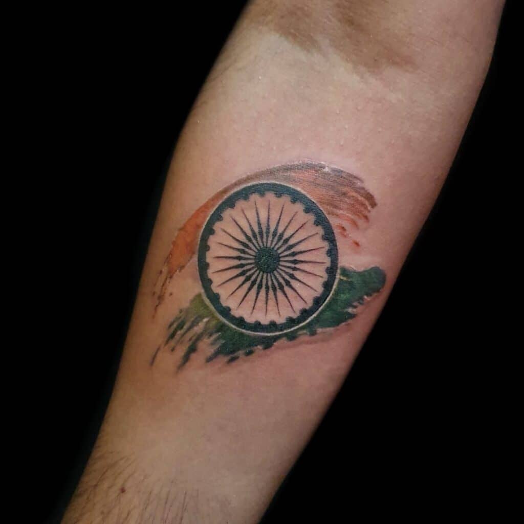 Indian Chakra Tattoo