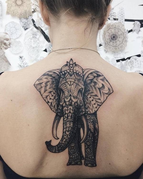 Indian Elephant Tattoo