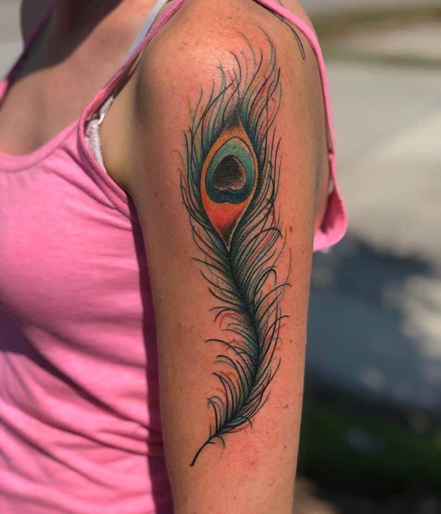 Peacock Feather Tattoo