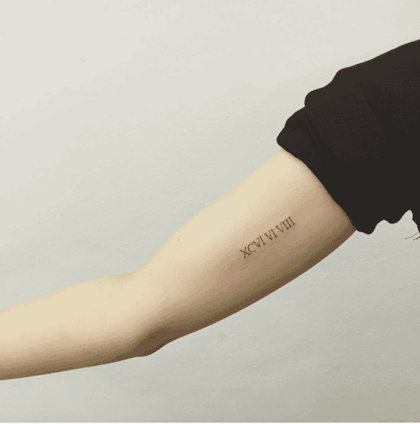 Roman Numeral Tattoo