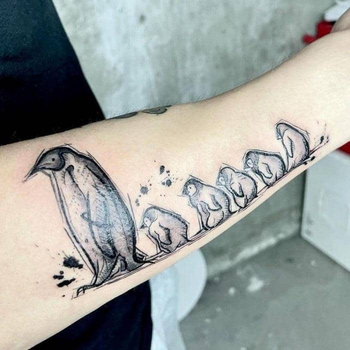 March of the Penguins Tattoo
