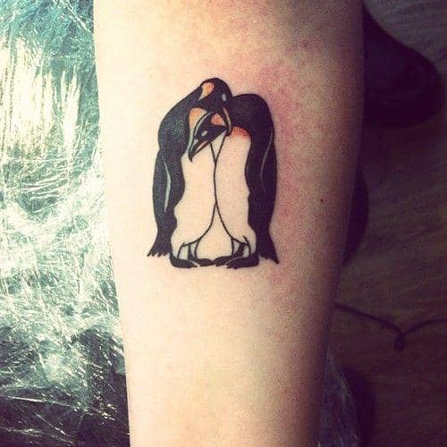 Penguin Couple Tattoo