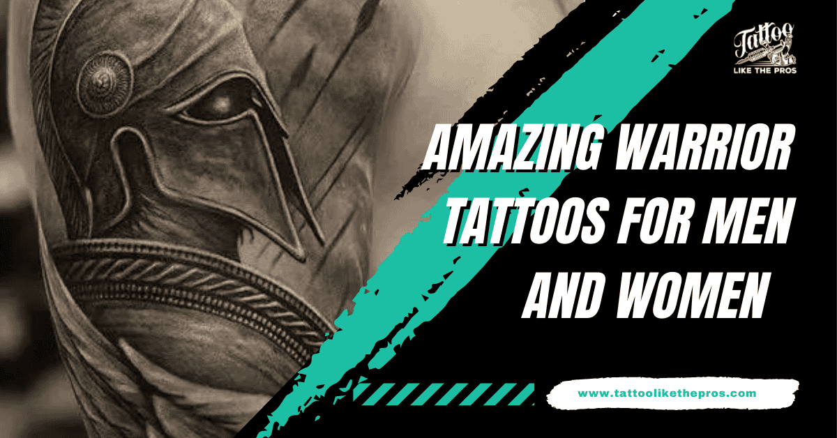 warrior tattoo design