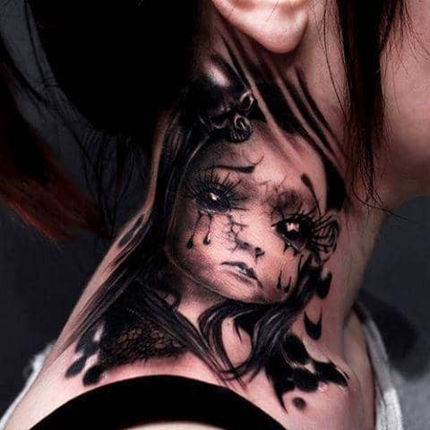 La Llorona Child Tattoo