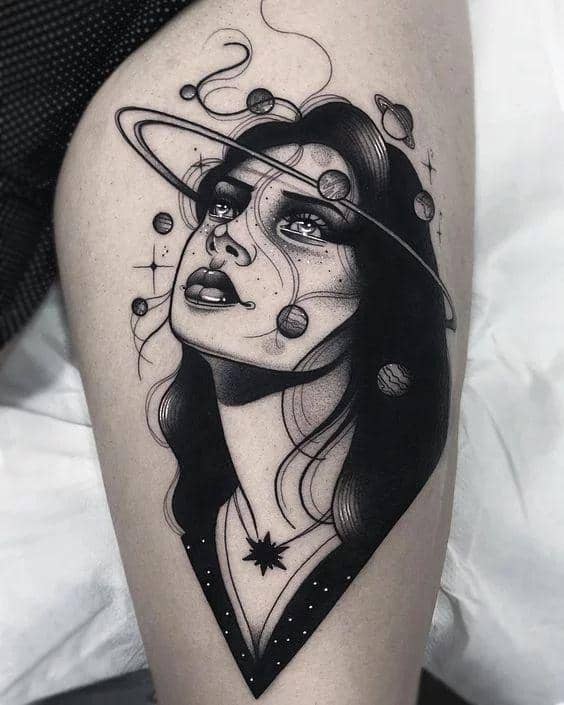 La Llorona Cosmos Tattoo
